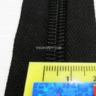 รางผ้าซิปเฉพาะรางซิป ฟันไนลอน ขนาดเบอร์ 8  บรรจุ 200 หลา สีดำ รูป 3