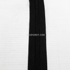 รางผ้าซิปเฉพาะรางซิป ฟันไนลอน ขนาดเบอร์ 8  บรรจุ 1 เมตร สีดำ