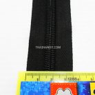 รางผ้าซิปเฉพาะรางซิป ฟันไนลอน ขนาดเบอร์ 8  บรรจุ 1 เมตร สีดำ รูป 2