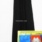 รางผ้าซิปเฉพาะรางซิป ฟันไนลอน ขนาดเบอร์ 10  บรรจุ 1 เมตร สีดำ รูป 3