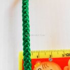 เชือกถักเปีย  PP  ขนาด 4 mm  บรรจุ 500 กรัม สีเขียว รูป 2