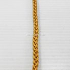 เชือกถักเปีย  PP  ขนาด 5 mm  บรรจุ 500 กรัม สีกากีแกมทอง รูป 2