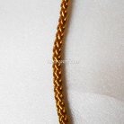 เชือกถักเปีย  PP  ขนาด 5 mm  บรรจุ 500 กรัม สีทอง รูป 2
