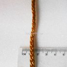 เชือกถักเปีย  PP  ขนาด 5 mm  บรรจุ 1 เมตร สีทอง รูป 3