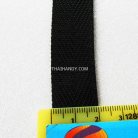 สายผ้า-ผ้ากุ๊น PP  ลายก้างปลา ขนาด 6 หุน (2 cm) บรรจุ 1 เมตร สีดำ รูป 3