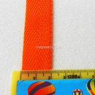 สายผ้า-ผ้ากุ๊น PP  ลายก้างปลา ขนาด 6 หุน (2 cm) บรรจุ 1 เมตร สีส้มอ่อน รูป 3