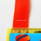 สายผ้า-ผ้ากุ๊น PP  ลายก้างปลา ขนาด 6 หุน (2 cm) บรรจุ 50 เมตร สีส้ม รูป 3