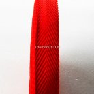 สายผ้า-ผ้ากุ๊น PP  ลายก้างปลา ขนาด 6 หุน (2 cm) บรรจุ 50 เมตร สีแดง รูป 2