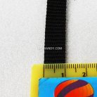 สายผ้า-ผ้ากุ๊น PP  ลายเรียบ ขนาด 3 หุน (1 cm) บรรจุ 1 เมตร สีดำ รูป 2