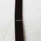 สายผ้า-ผ้ากุ๊น PP  ลายเรียบ ขนาด 3 หุน (1 cm) บรรจุ 1 เมตร สีน้ำตาลเข้ม