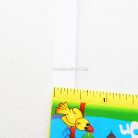 สายผ้า-ผ้ากุ๊น PP  ลายเรียบ ขนาด 3 หุน (1 cm) บรรจุ 1 เมตร สีขาว รูป 3