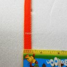 สายผ้า-ผ้ากุ๊น PP  ลายเรียบ ขนาด 3 หุน (1 cm) บรรจุ 1 เมตร สีส้ม รูป 2