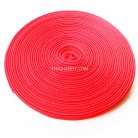 สายผ้า-ผ้ากุ๊น PP  ลายเรียบ ขนาด 3 หุน (1 cm) บรรจุ 50 เมตร สีแดง