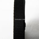 สายผ้า-ผ้ากุ๊น PP  ลายเรียบ ขนาด 3 หุน (1 cm) บรรจุ 50 เมตร สีดำ รูป 2