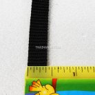 สายผ้า-ผ้ากุ๊น PP  ลายเรียบ ขนาด 3 หุน (1 cm) บรรจุ 50 เมตร สีดำ รูป 3