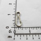 คอหมาคลิป ขนาด 11x30.3 mm (เล็ก) บรรจุ 1000 อัน สีนิเกิ้ล รูป 2