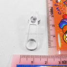 หัวซิปฟันกระดูก ป้าย ขนาดเบอร์ 5  บรรจุ 10 อัน สีขาว รูป 3