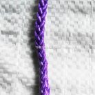 เชือกถักเปีย  PP  ขนาด 5 mm  บรรจุ 1 เมตร สีม่วงอ่อน