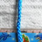 เชือกถักเปีย  PP  ขนาด 5 mm  บรรจุ 1 เมตร สีฟ้า รูป 2