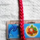 เชือกถักเปีย  PP  ขนาด 5 mm  บรรจุ 500 กรัม สีบานเย็น รูป 2