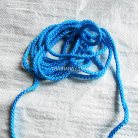 เชือกถักเปีย  PP  ขนาด 5 mm  บรรจุ 1 กิโลกรัม สีฟ้า รูป 2