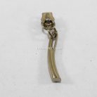 หัวซิปฟันไนลอน เขาหนา ขนาดเบอร์ 5  บรรจุ 10 อัน สีเงิน รูป 2