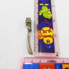 หัวซิปฟันไนลอน เขาหนา ขนาดเบอร์ 5  บรรจุ 10 อัน สีเงิน รูป 3