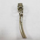 หัวซิปฟันไนลอน เขาหนา ขนาดเบอร์ 5  บรรจุ 100 อัน สีเงิน รูป 2