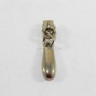 หัวซิปฟันไนลอน เล็บหนา ขนาดเบอร์ 5  บรรจุ 10 อัน สีเงิน รูป 2