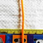เชือกร่มพื้น แพ็ค ขนาด 3.5 mm  บรรจุ 1 กิโลกรัม สีส้มเหลือง รูป 3
