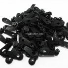 หัวซิปฟันไนลอน พลาสติก sport  ขนาดเบอร์ 5  บรรจุ 100 อัน สีดำ