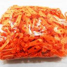 หัวซิปฟันไนลอน พลาสติก sport  ขนาดเบอร์ 5  บรรจุ 300 อัน สีส้ม