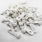 หัวซิปฟันไนลอน พลาสติก sport  ขนาดเบอร์ 5  บรรจุ 100 อัน สีขาว