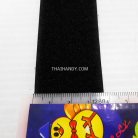 เมจิกเทปตีนตุ๊กแก ด้านขนหน้าเดียว(ตัวเมีย) ขนาด 38 mm  บรรจุ 1 หลา สีดำ รูป 2