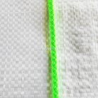 เชือกถักเปีย  PP  ขนาด 4 mm  บรรจุ 1 เมตร สีเขียวตอง