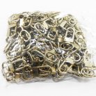 คอหมาโลหะ หลุยส์ ขนาด 1.5x3.7 cm  บรรจุ 100 อัน สีนิเกิ้ล