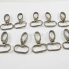 คอหมาโลหะ แฟชั่น ขนาด 2.5x4.5 cm  บรรจุ 10 อัน สีนิเกิ้ล