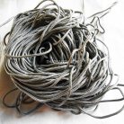 เชือกร่มมีไส้ แพ็ค ขนาด 4 mm  บรรจุ 500 กรัม สีเทาเข้ม