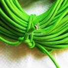 เชือกร่มมีไส้ แพ็ค ขนาด 3 mm  บรรจุ 1 เมตร สีเขียวตอง รูป 3