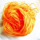 เชือกร่มมีไส้ แพ็ค ขนาด 3 mm  บรรจุ 500 กรัม สีส้มเหลือง