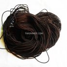 เชือกร่มมีไส้ แพ็ค ขนาด 3 mm  บรรจุ 500 กรัม สีน้ำตาลเข้ม