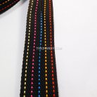 สายผ้า-ผ้ากุ๊น Cotton (ฝ้าย) ลายจุดไข่ปลา ขนาด 1.5 นิ้ว บรรจุ 50 หลา สีน้ำตาลเข้ม รูป 2