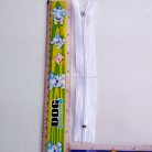 รางผ้าซิปสำเร็จรูป ฟันไนลอน ขนาดเบอร์ 3 ยาว 6 นิ้ว บรรจุ 12 ชุด สีขาว รูป 3