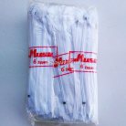 รางผ้าซิปสำเร็จรูป ฟันไนลอน ขนาดเบอร์ 3 ยาว 6 นิ้ว บรรจุ 10 โหล สีขาว