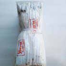 รางผ้าซิปสำเร็จรูป ฟันไนลอน ขนาดเบอร์ 5 ยาว 10 นิ้ว บรรจุ 10 โหล สีครีม