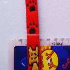 สายผ้า-ผ้ากุ๊น Cotton (ฝ้าย) การ์ตูน 2 หน้า ขนาด 3 หุน (1 cm) บรรจุ 50 เมตร สีแดง รูป 3