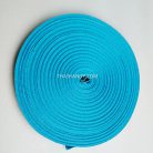 สายผ้า-ผ้ากุ๊น Cotton (ฝ้าย) การ์ตูน 2 หน้า ขนาด 3 หุน (1 cm) บรรจุ 50 เมตร สีฟ้า