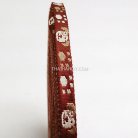 สายผ้า-ผ้ากุ๊น Cotton (ฝ้าย) การ์ตูน 2 หน้า ขนาด 3 หุน (1 cm) บรรจุ 1 เมตร สีน้ำตาล รูป 2