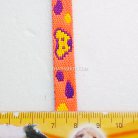 สายผ้า-ผ้ากุ๊น Cotton (ฝ้าย) การ์ตูน 2 หน้า ขนาด 3 หุน (1 cm) บรรจุ 1 เมตร สีส้ม รูป 3