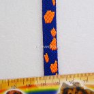 สายผ้า-ผ้ากุ๊น Cotton (ฝ้าย) การ์ตูน 2 หน้า ขนาด 3 หุน (1 cm) บรรจุ 1 เมตร สีน้ำเงิน รูป 2